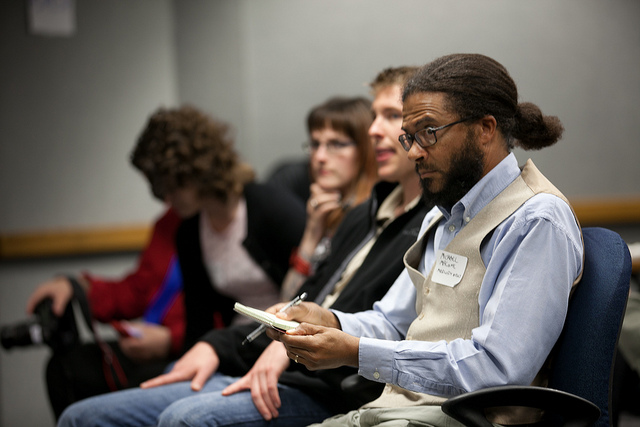 Journalists students campus